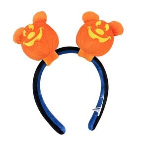 2025 Disney Parks Halloween Create Your Own Headband Mickey Pumpkin Ears